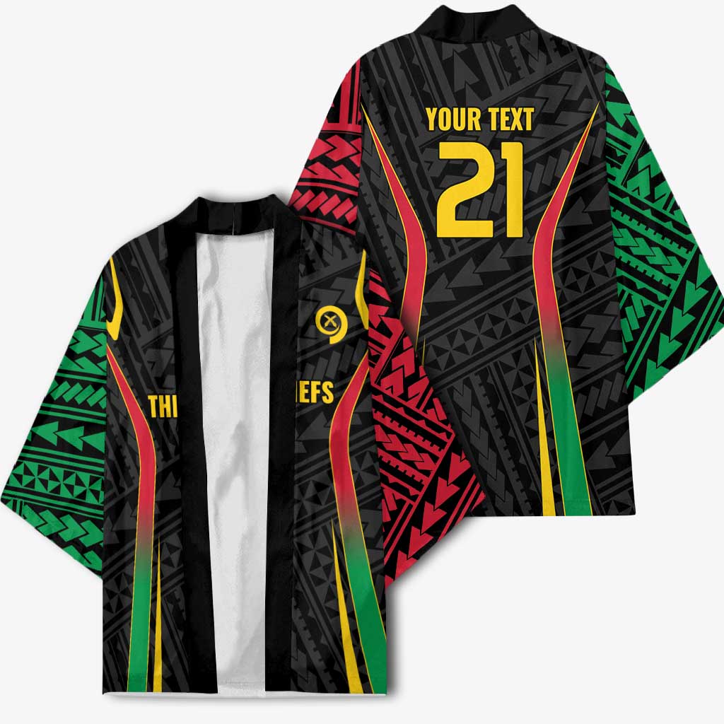 Custom Oceania Football Vanuatu Kimono Polynesian Tribal Pattern LT9 - Polynesian Pride