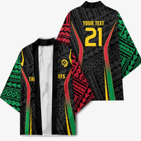 Custom Oceania Football Vanuatu Kimono Polynesian Tribal Pattern LT9 - Polynesian Pride