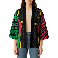 Custom Oceania Football Vanuatu Kimono Polynesian Tribal Pattern LT9 - Polynesian Pride