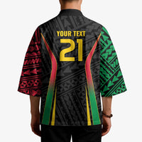 Custom Oceania Football Vanuatu Kimono Polynesian Tribal Pattern LT9 - Polynesian Pride