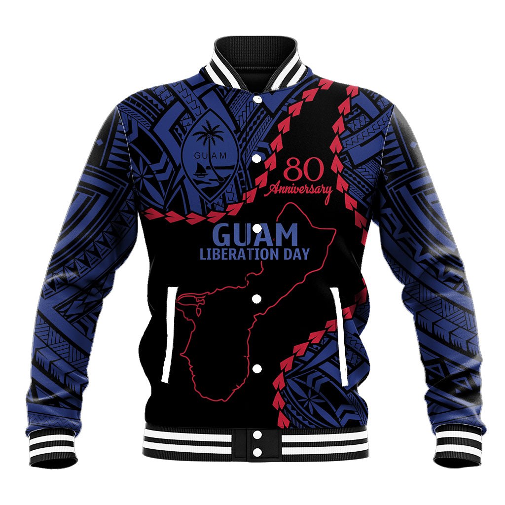 Personalized Guam 80th Anniversary Liberation Day Baseball Jacket Guahan Basic Seal