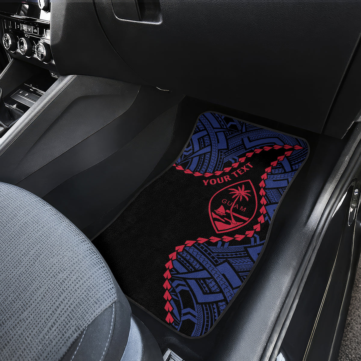 Personalized Guam 80th Anniversary Liberation Day Car Mats Guahan Basic Seal