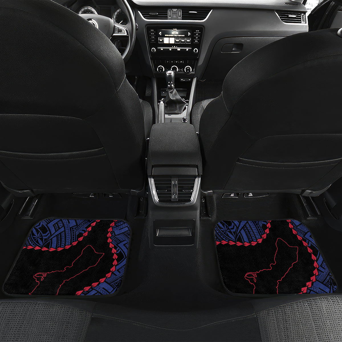 Personalized Guam 80th Anniversary Liberation Day Car Mats Guahan Basic Seal