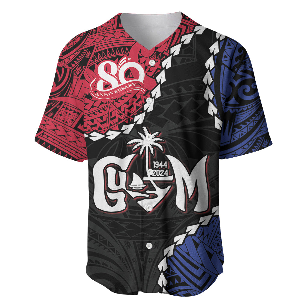 Personalized Guam 80th Anniversary Liberation Day Baseball Jersey Tano I Man Chamoru Since 1944