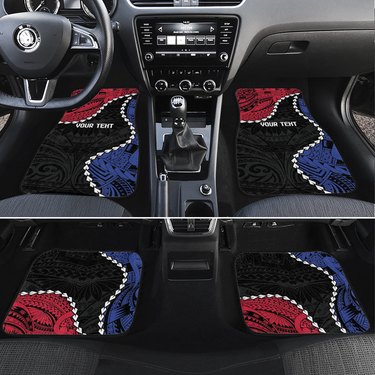 Personalized Guam 80th Anniversary Liberation Day Car Mats Tano I Man Chamoru Since 1944