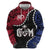 Personalized Guam 80th Anniversary Liberation Day Zip Hoodie Tano I Man Chamoru Since 1944