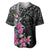 Guahan Puti Tai Nobiu Baseball Jersey Guam Bougainvillea Flower Art