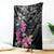 Guahan Puti Tai Nobiu Blanket Guam Bougainvillea Flower Art