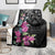 Guahan Puti Tai Nobiu Blanket Guam Bougainvillea Flower Art