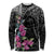 Guahan Puti Tai Nobiu Long Sleeve Shirt Guam Bougainvillea Flower Art