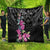 Guahan Puti Tai Nobiu Quilt Guam Bougainvillea Flower Art