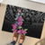 Guahan Puti Tai Nobiu Rubber Doormat Guam Bougainvillea Flower Art