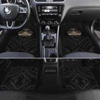 Personalized Haiti First Black Republic Car Mats Negre Marron With Map And Flag LT9 Set 4pcs Black - Polynesian Pride