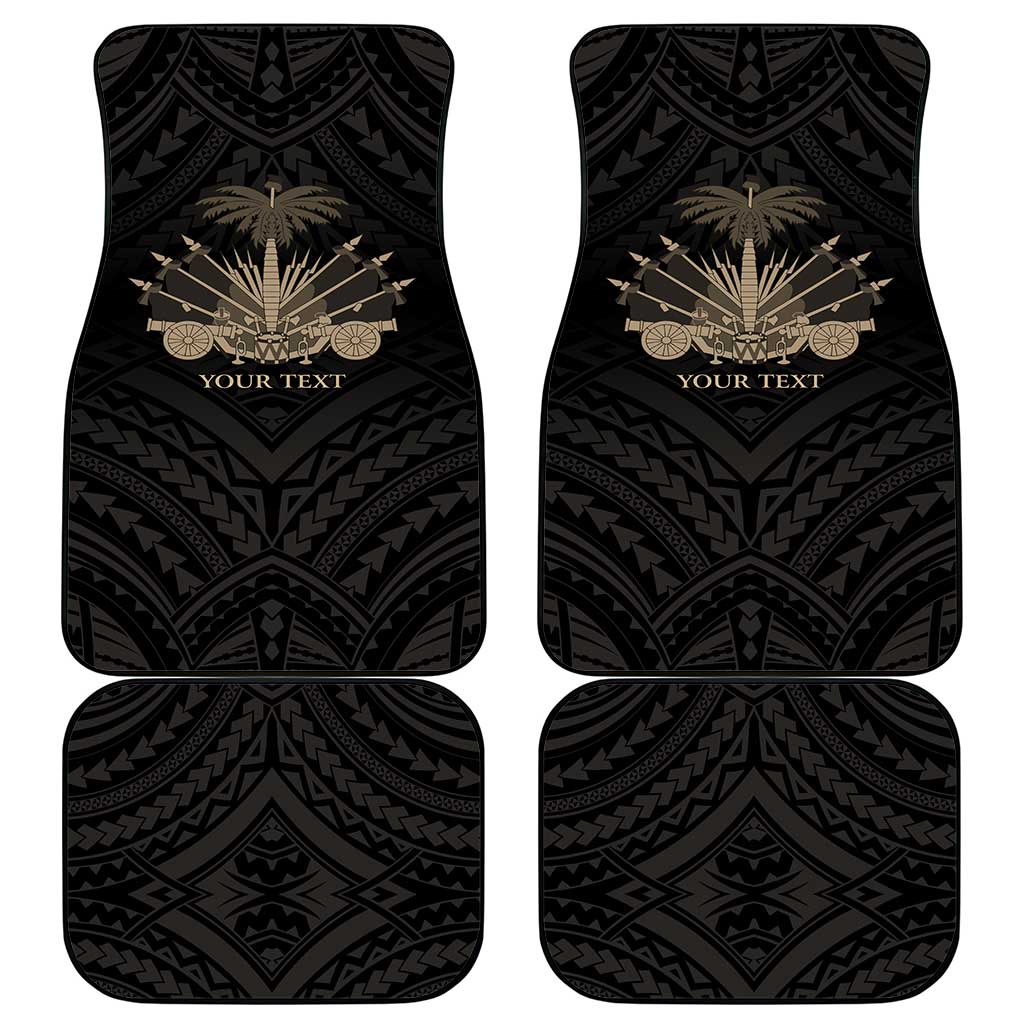 Personalized Haiti First Black Republic Car Mats Negre Marron With Map And Flag LT9 - Polynesian Pride