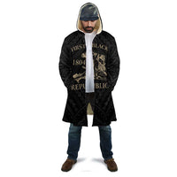 Personalized Haiti First Black Republic Cloak Negre Marron With Map And Flag - Polynesian Pride