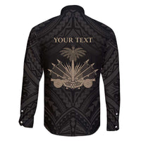 Personalized Haiti First Black Republic Family Matching Summer Maxi Dress and Hawaiian Shirt Negre Marron With Map And Flag