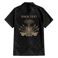 Personalized Haiti First Black Republic Hawaiian Shirt Negre Marron With Map And Flag LT9 - Polynesian Pride