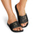 Personalized Haiti First Black Republic Slide Sandals Negre Marron With Map And Flag - Polynesian Pride