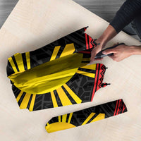 Personalized Philippines Umbrella Polynesian Tribal Tattoo with Filipino Flag Motif - Polynesian Pride