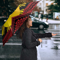 Personalized Philippines Umbrella Polynesian Tribal Tattoo with Filipino Flag Motif - Polynesian Pride
