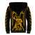 Aotearoa Father's Day Gift For Dad Sherpa Hoodie Aroha Ahau Ki A Koe Papa - Gold Maori Style Pattern LT9 - Polynesian Pride