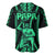 Maori Fathers Day New Zealand Baseball Jersey Aroha Ahau Ki A Koe Papa - Green LT9 - Polynesian Pride