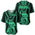 Maori Fathers Day New Zealand Baseball Jersey Aroha Ahau Ki A Koe Papa - Green LT9 - Polynesian Pride