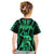 Maori Fathers Day New Zealand Kid T Shirt Aroha Ahau Ki A Koe Papa - Green LT9 - Polynesian Pride