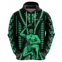 Custom Maori Fathers Day New Zealand Hoodie Aroha Ahau Ki A Koe Papa Green LT9 - Polynesian Pride