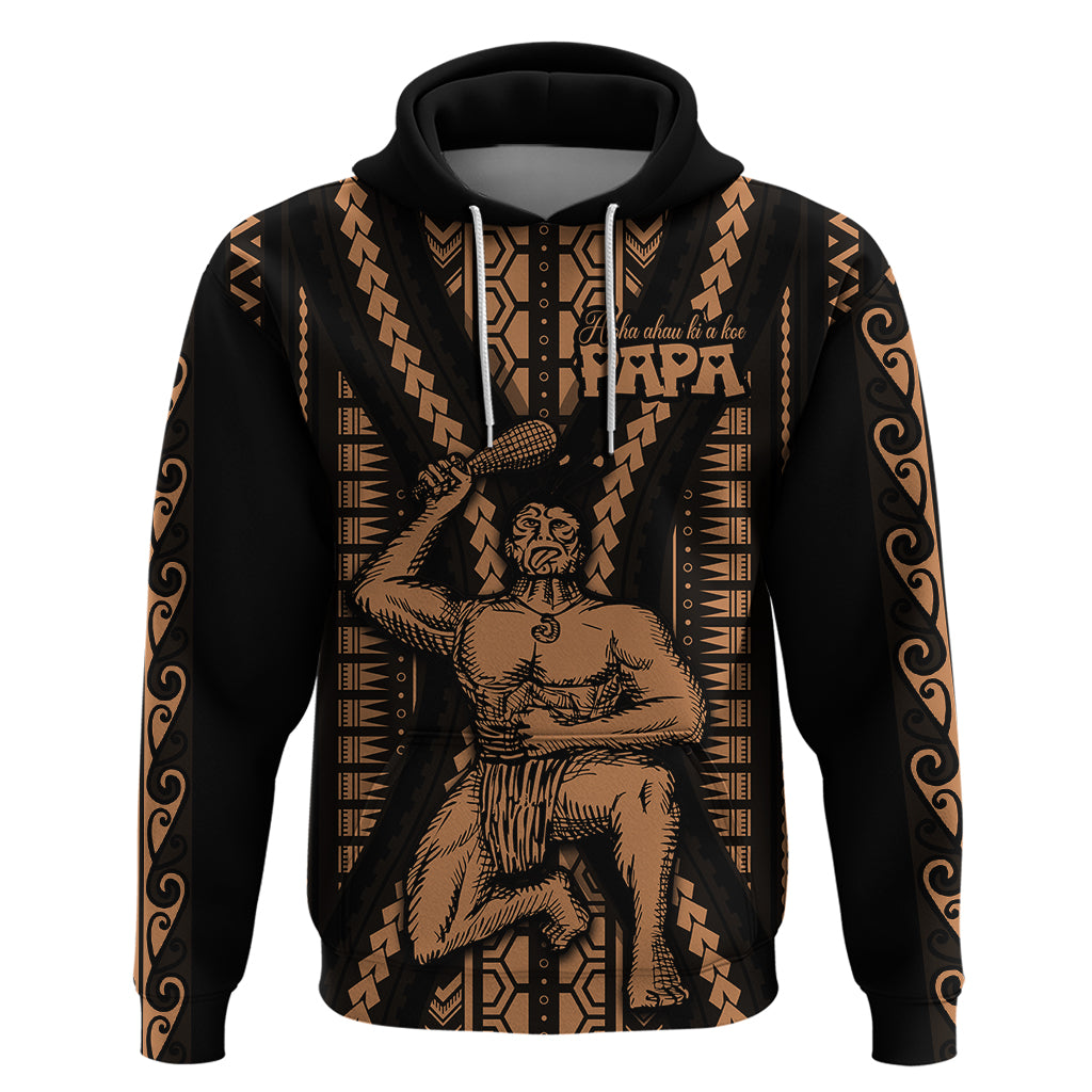 Maori Fathers Day New Zealand Hoodie Aroha Ahau Ki A Koe Papa Nude LT9 Nude - Polynesian Pride