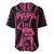 Maori Fathers Day New Zealand Baseball Jersey Aroha Ahau Ki A Koe Papa - Pink LT9 - Polynesian Pride