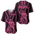 Maori Fathers Day New Zealand Baseball Jersey Aroha Ahau Ki A Koe Papa - Pink LT9 - Polynesian Pride