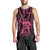 Maori Fathers Day New Zealand Men Tank Top Aroha Ahau Ki A Koe Papa - Pink LT9 - Polynesian Pride