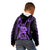 Maori Fathers Day New Zealand Kid Hoodie Aroha Ahau Ki A Koe Papa - Purple LT9 - Polynesian Pride