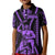 Maori Fathers Day New Zealand Kid Polo Shirt Aroha Ahau Ki A Koe Papa - Purple LT9 Kid Purple - Polynesian Pride