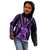 Custom Maori Fathers Day New Zealand Kid Hoodie Aroha Ahau Ki A Koe Papa - Purple LT9 - Polynesian Pride