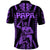 Custom Maori Fathers Day New Zealand Polo Shirt Aroha Ahau Ki A Koe Papa Purple LT9 - Polynesian Pride