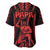 Maori Fathers Day New Zealand Baseball Jersey Aroha Ahau Ki A Koe Papa - Red LT9 - Polynesian Pride