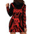 Maori Fathers Day New Zealand Hoodie Dress Aroha Ahau Ki A Koe Papa - Red LT9 - Polynesian Pride