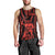 Maori Fathers Day New Zealand Men Tank Top Aroha Ahau Ki A Koe Papa - Red LT9 - Polynesian Pride