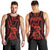 Maori Fathers Day New Zealand Men Tank Top Aroha Ahau Ki A Koe Papa - Red LT9 - Polynesian Pride