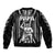 Maori Fathers Day New Zealand Bomber Jacket Aroha Ahau Ki A Koe Papa - Black LT9 - Polynesian Pride