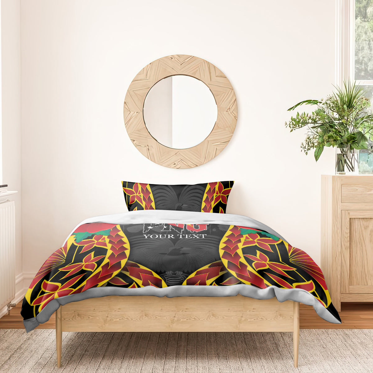 Personalised Papua New Guinea Remembrance Day Bedding Set LT9 - Polynesian Pride