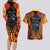 Personalised Papua New Guinea Remembrance Day Couples Matching Long Sleeve Bodycon Dress and Hawaiian Shirt