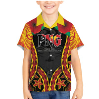 Personalised Papua New Guinea Remembrance Day Family Matching Mermaid Dress and Hawaiian Shirt