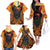 Personalised Papua New Guinea Remembrance Day Family Matching Off The Shoulder Long Sleeve Dress and Hawaiian Shirt