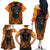 Personalised Papua New Guinea Remembrance Day Family Matching Off The Shoulder Long Sleeve Dress and Hawaiian Shirt