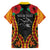 Personalised Papua New Guinea Remembrance Day Family Matching Off The Shoulder Long Sleeve Dress and Hawaiian Shirt