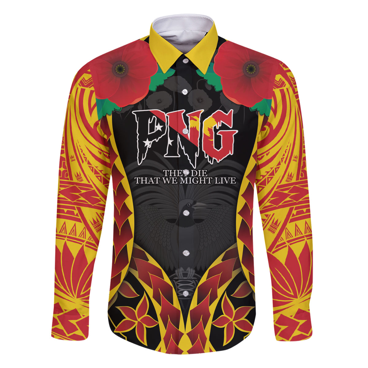 Personalised Papua New Guinea Remembrance Day Family Matching Summer Maxi Dress and Hawaiian Shirt