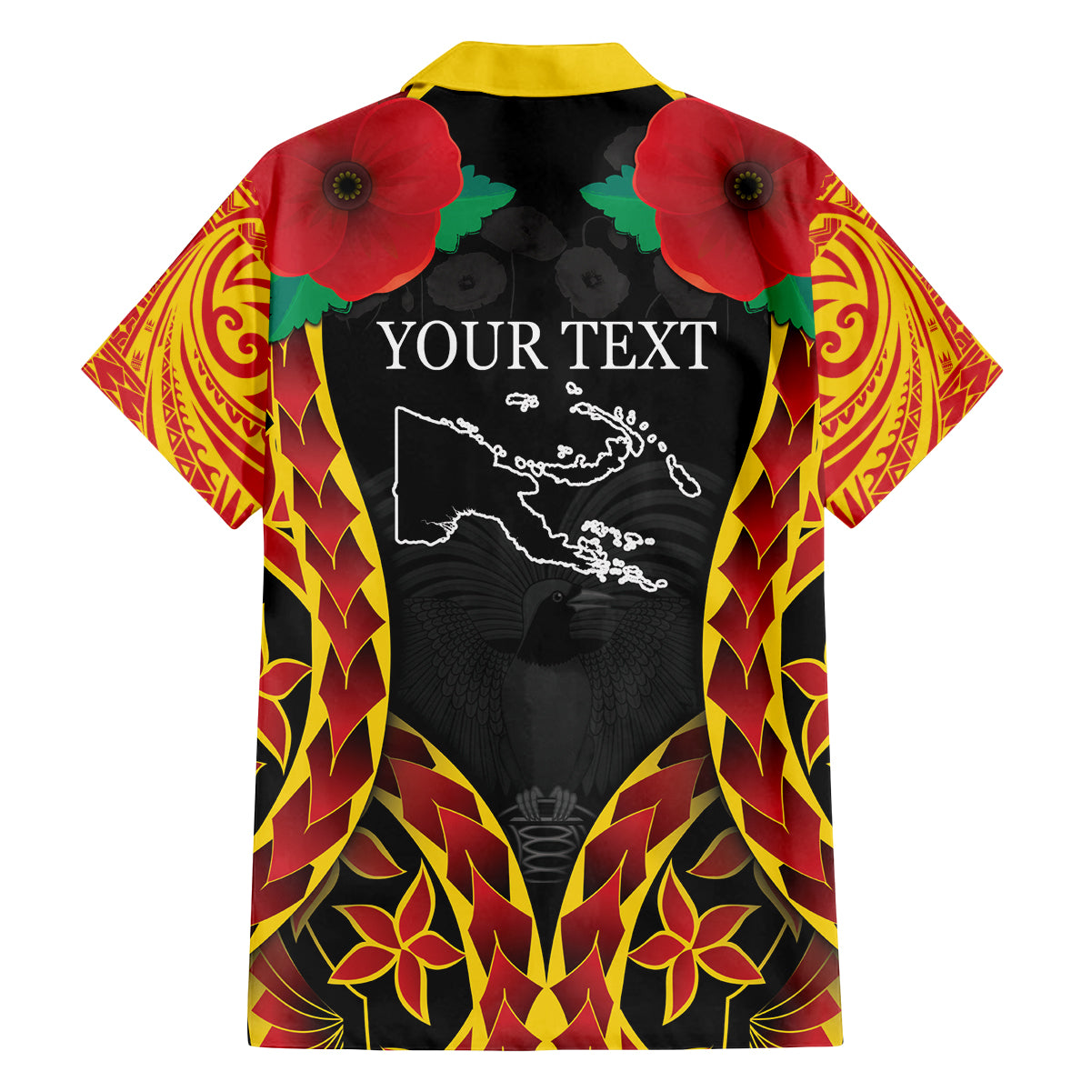 Personalised Papua New Guinea Remembrance Day Family Matching Tank Maxi Dress and Hawaiian Shirt